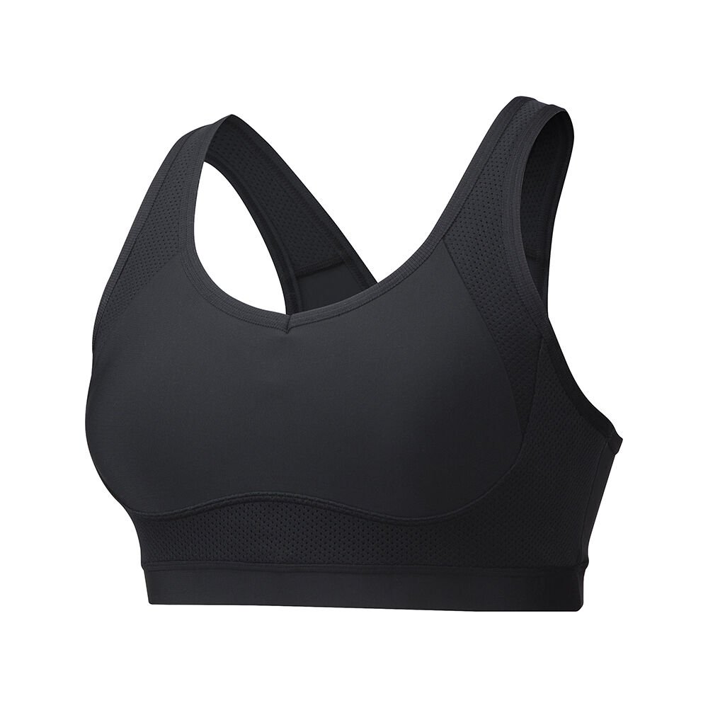 Mizuno Women's Sports Bras Support Black - IYAGOXE-19